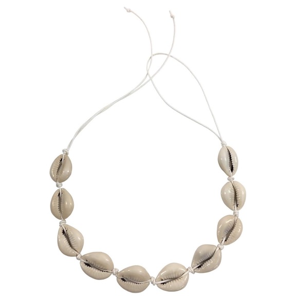 Natural Cowrie Sea Shell Choker Layering Necklace - Picture 4 of 7